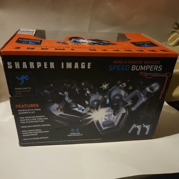Sharper Image Remote Control Bumper Cars - Picture 3 of 11